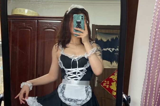 蕾丝内衣女仆装，性感诱惑买家秀