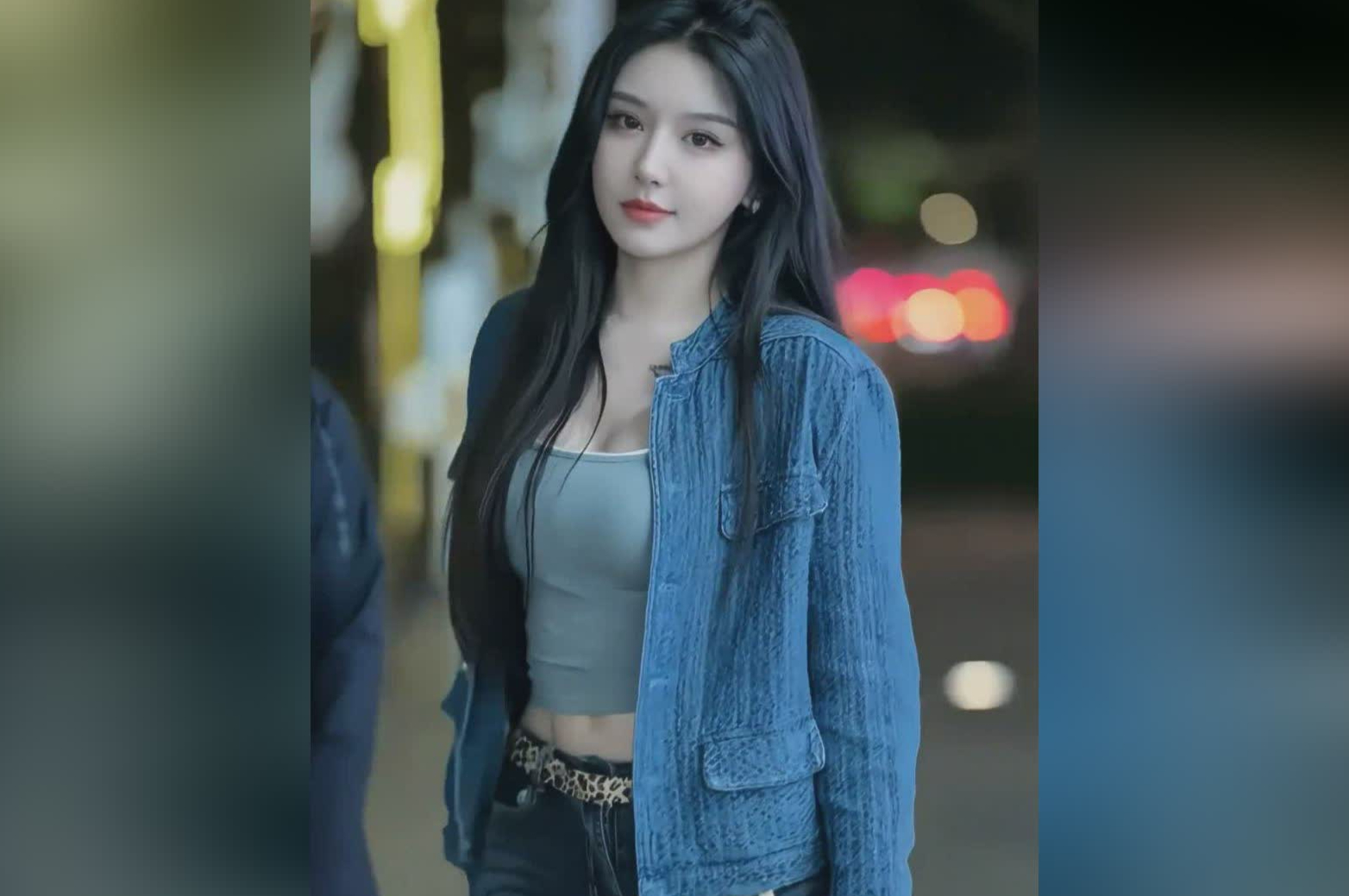 街拍甜美清纯少女身材曼妙惹人爱