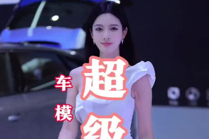 车模完美身材黄金比例气质白皙长腿