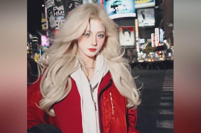 街拍美女大长腿这身材比例太绝了