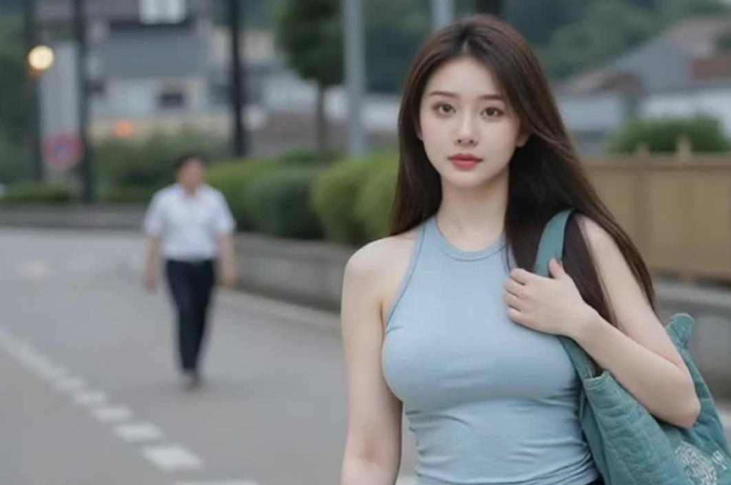 甜美阳光美女：雪白肌肤蜜桃臀完美梨形身材