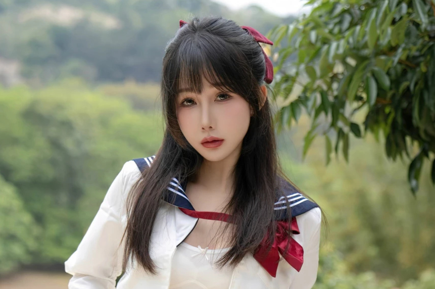 波巧酱冷白皮翘臀美腿性感妩媚御姐写真